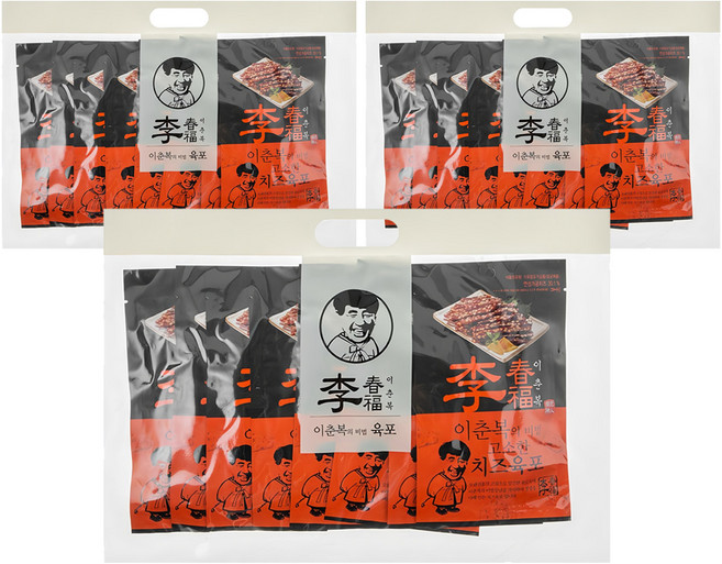 이춘복육포 비법 고소한 치즈육포, 30g, 24개