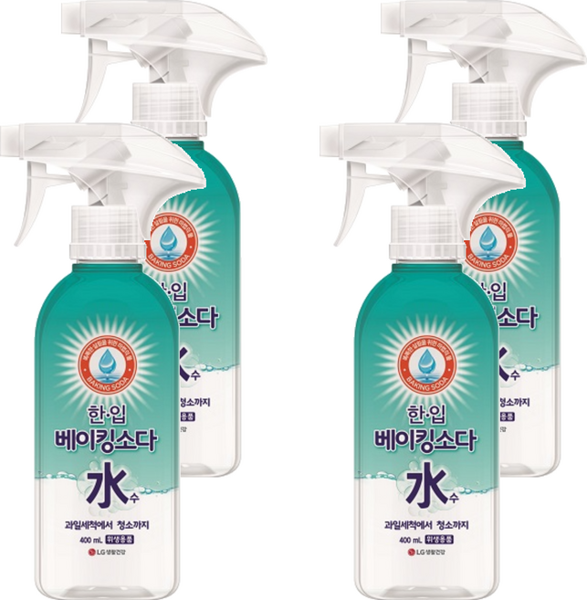 한입 베이킹소다수 주방세제, 400ml, 4개