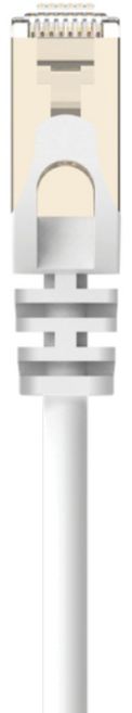 POLYWELL 寶利威爾 CAT6A 高速網路線 10Gbps PW15-W58-G003, 0.3m, 白色, 1條