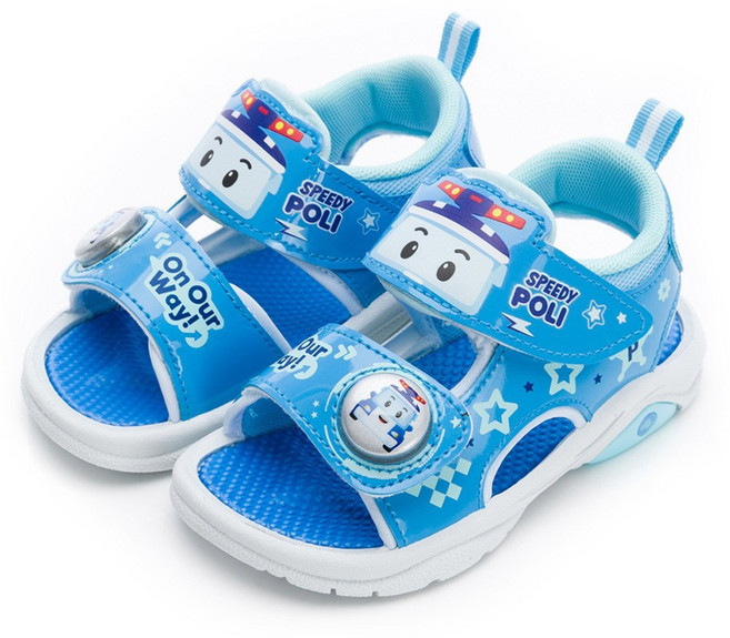 ROBOCAR POLI 波力 兒童款電燈涼鞋 POKT54466