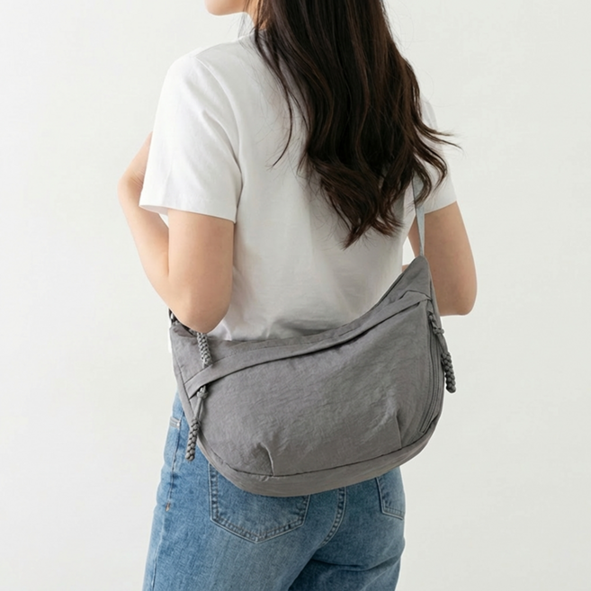 벨리안 가볍고 튼튼한 크로와상 여성 크로스백