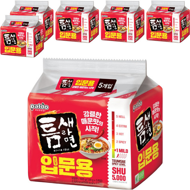 틈새라면 입문용 120g, 30개