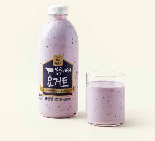 강훈목장 수제요거트 블루베리, 1L, 1개입, 1개