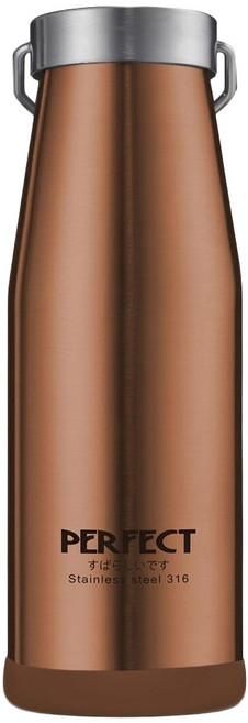 PLUS PERFECT 理想 日式316真空保溫杯, 1個, 玫瑰金, 900ml