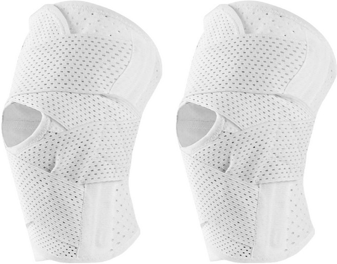 第四代半月板運動護膝, 白色, 2個
