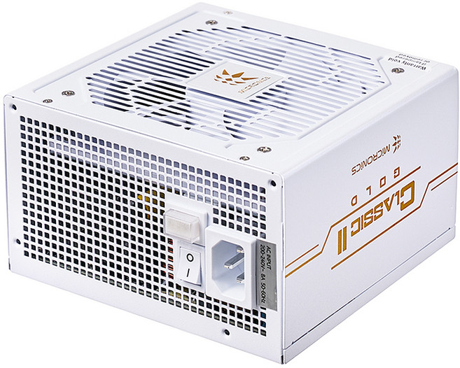 MiCRONiCS CLASSIC 2 1050W 80PLUS GOLD 230V EU 全模組 白色, HP1-O1050GD-E12F
