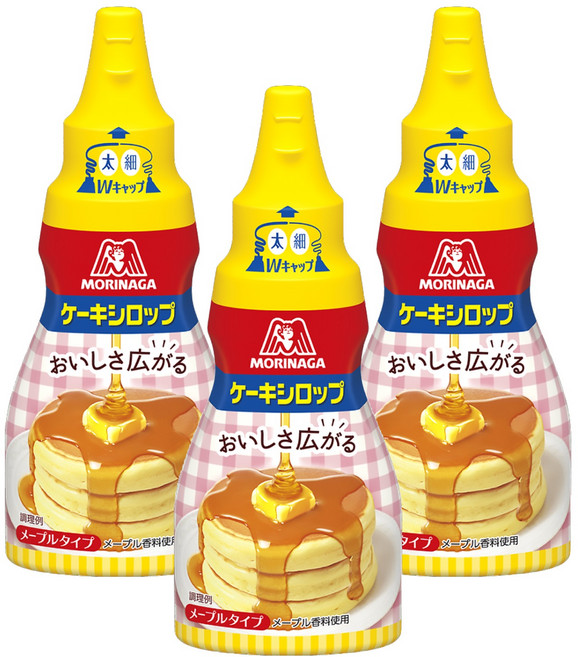MORINAGA 森永 蛋糕糖漿, 200g, 3瓶