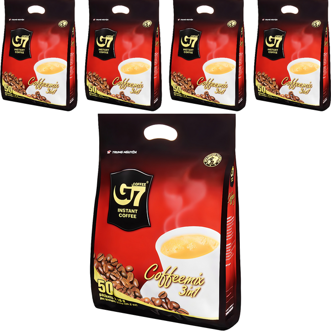 G7 3 in 1 커피믹스, 16g, 50개입, 5개
