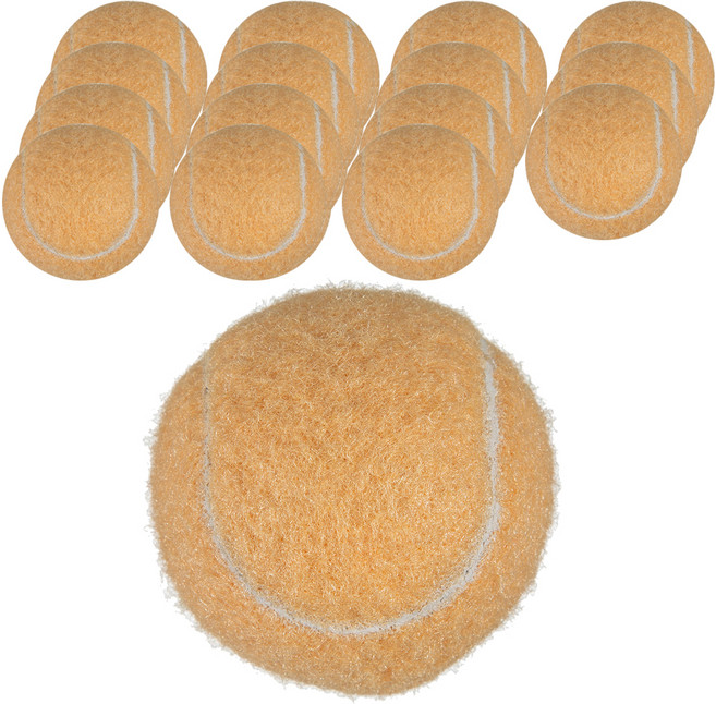 코멧 테니스공 가구발 커버 16P 크림베이지, 16개