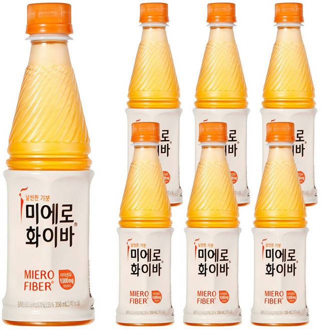 미에로화이바 PET, 350ml, 7개
