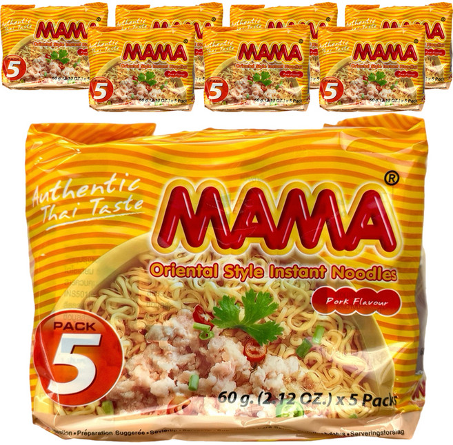 MAMA 泰式豬肉風味泡麵 60g, 40包