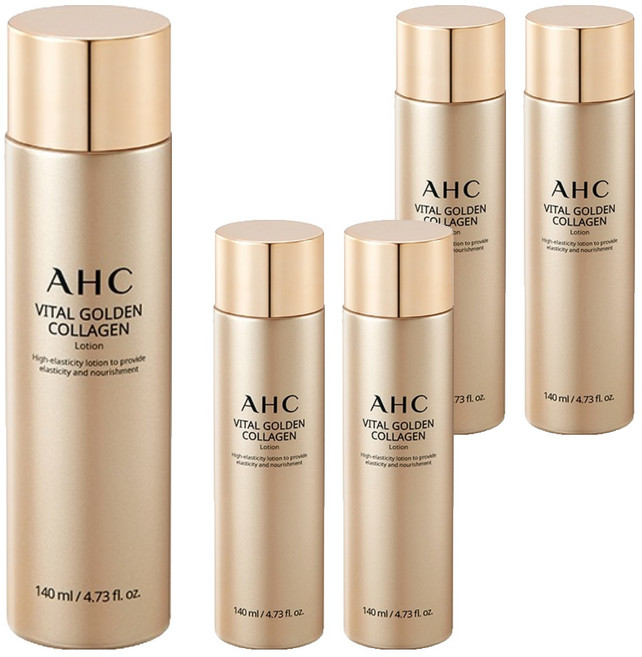 AHC 바이탈 골든 콜라겐 로션, 140ml, 5개