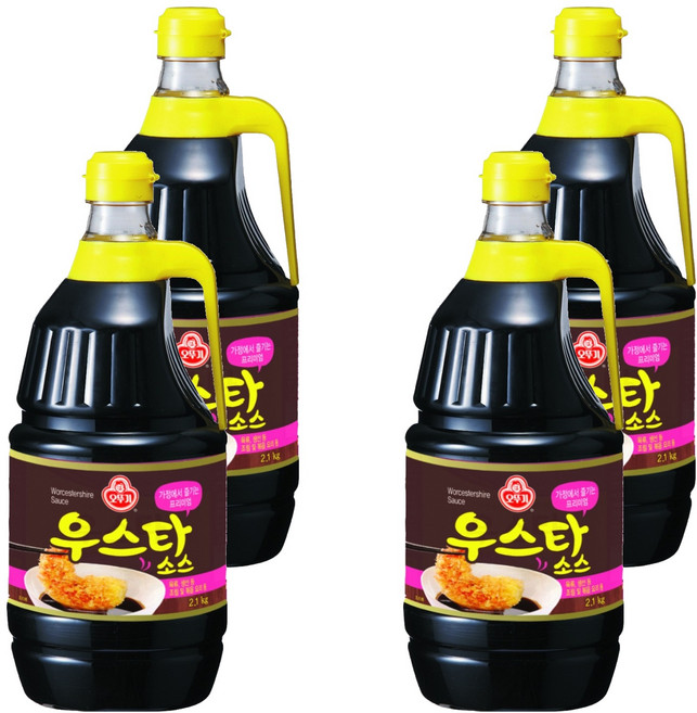 [오뚜기] 우스타 소스, 2.1kg, 4개