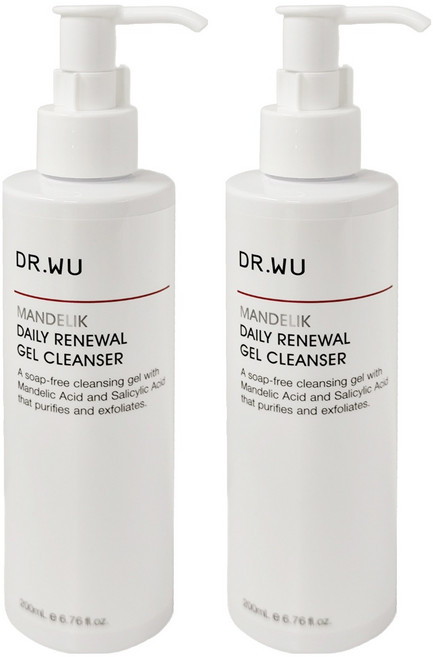 DR.WU 達爾膚 杏仁酸溫和煥膚潔膚露, 200ml, 2瓶