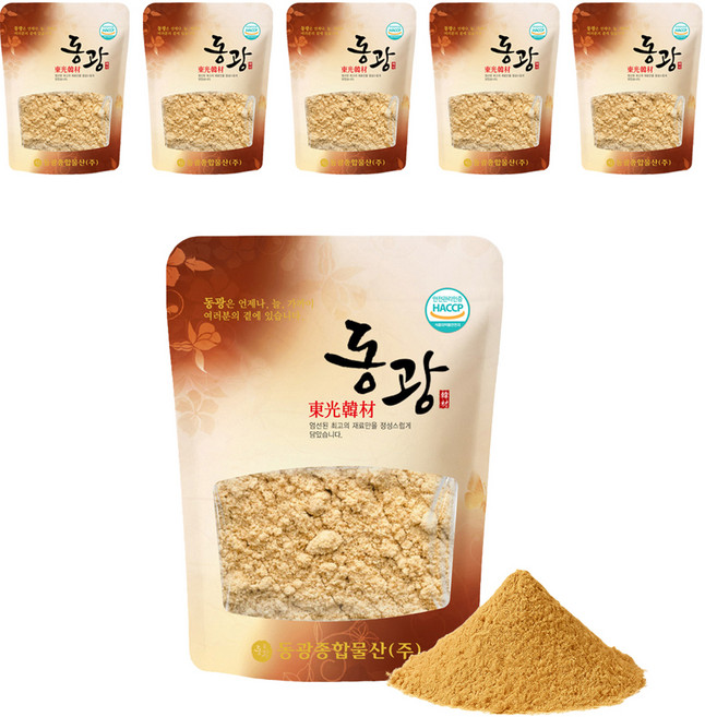 동광한방몰 HACCP인증 생강가루, 6개, 500g