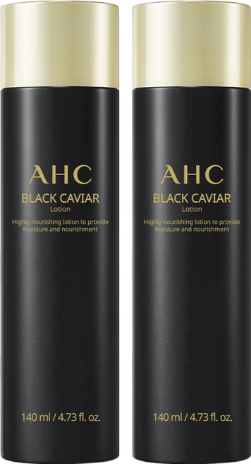 AHC 블랙캐비어로션, 140ml, 2개