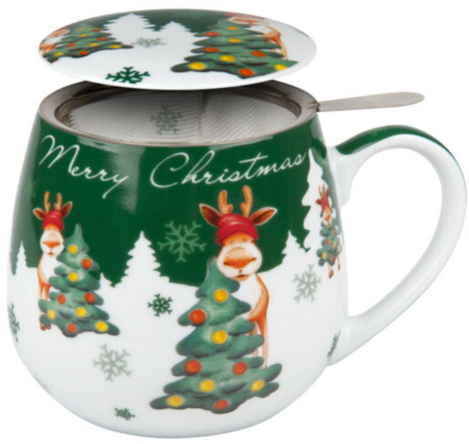 코니츠 크리스마스 망머그컵 420ml, 엘크, 1개