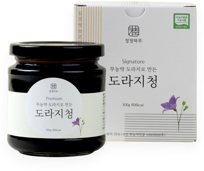 청청하루 무농약 도라지로 만든 도라지청, 300g, 1개