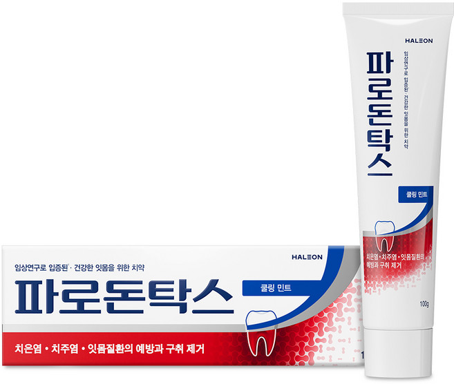 파로돈탁스 쿨링 민트 치약, 100g, 1개