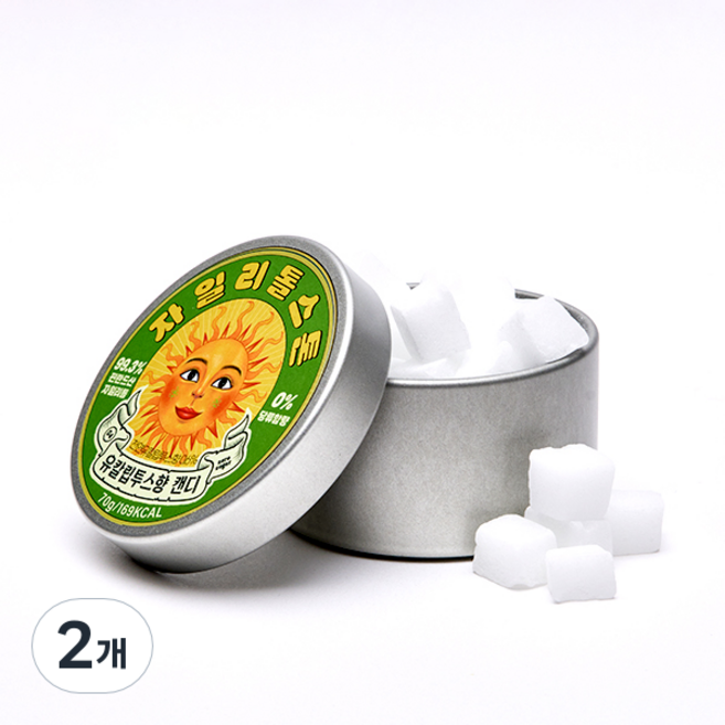 자일리톨스톤 유칼립투스 캔디, 2개, 70g