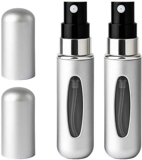 아이돈케어 새지않는 향수 팟 공병, 2개, 매트실버