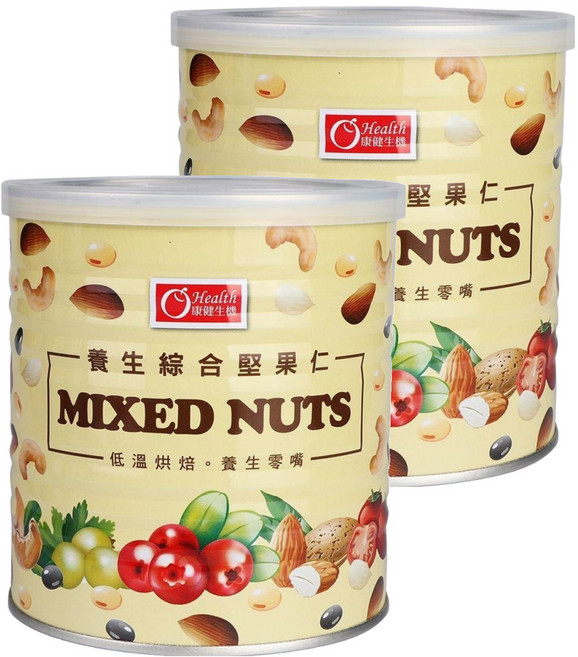 康健生機 機養生綜合堅果仁, 300g, 2罐