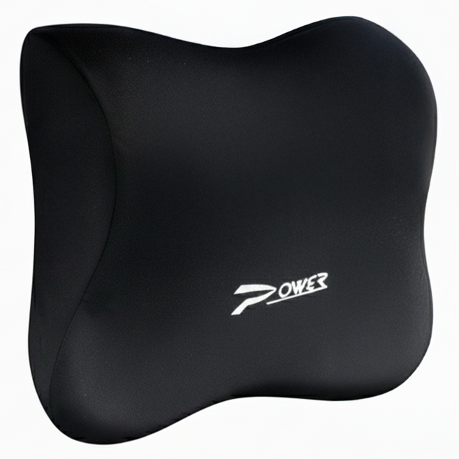 POWER S COOL涼感太空記憶舒壓頭枕, 黑色, 1個