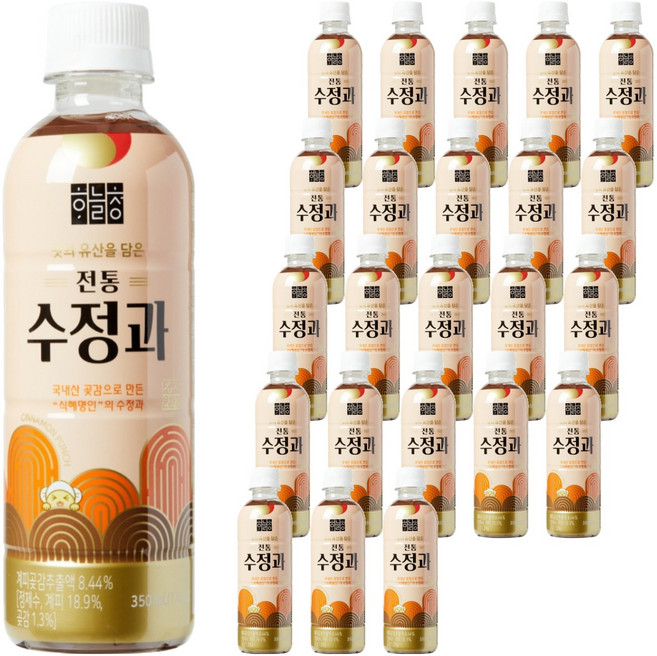 하늘청 전통 수정과, 350ml, 24개