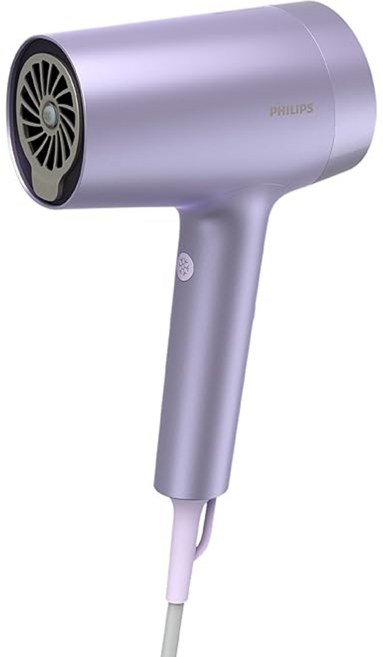 PHILIPS 飛利浦 水光感護色溫控負離子吹風機 1500W, 霧銀紫, BHD720/01