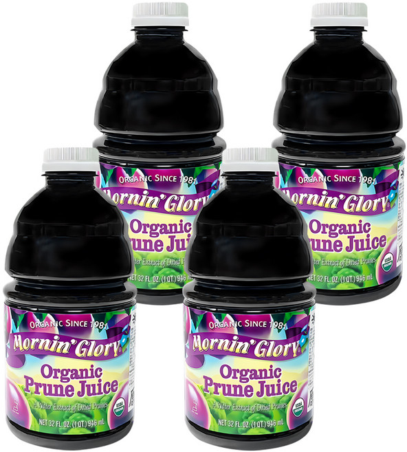 O'natural 歐納丘 Mornin’Glory 有機純黑棗汁, 946ml, 4瓶