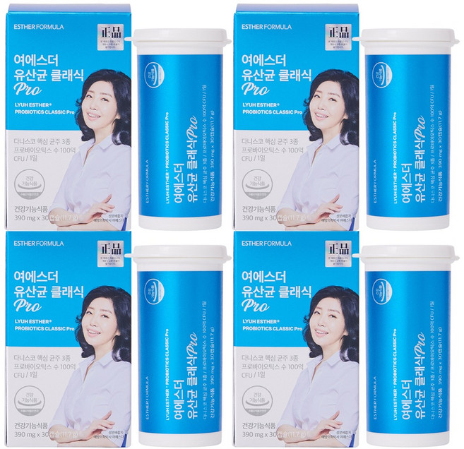 에스더포뮬러 여에스더 유산균 클래식 Pro 30캡슐, 4개, 30회분
