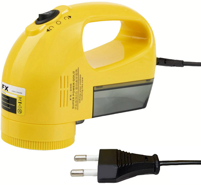 아이프리 세탁소용 전기식 보풀제거기, FX-200, 옐로우