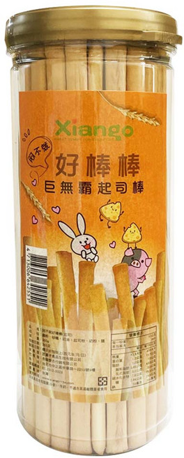 Xiango 匠菓子 阿不就好棒棒 巨無霸牛奶棒 起司口味, 360g, 1罐