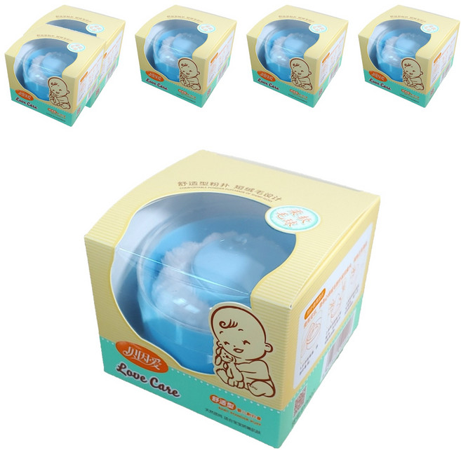 러브케어 베이비파우더 자동 분통 + 분첩, 6세트