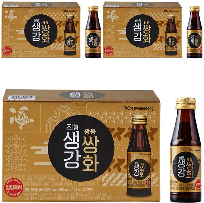 광동제약 진생강 쌍화, 100ml, 30개