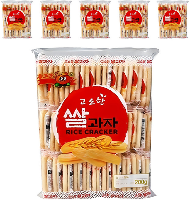 고소한 쌀과자, 200g, 6개