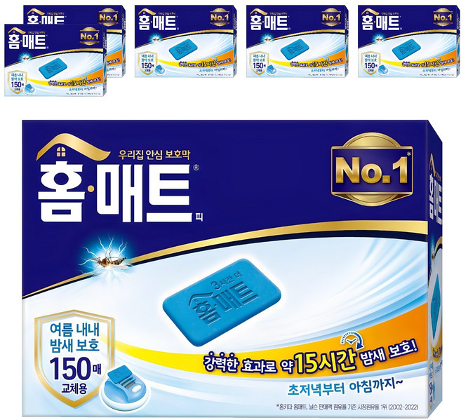 홈매트 피 매트 교체용 150p, 150g, 6개