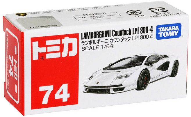 TOMICA TAKARA TOMY 小汽車, 藍寶堅尼 白色, 1個