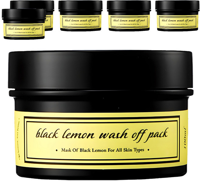 에템 블랙레몬 워시오프 팩 100ml, 1개입, 6개