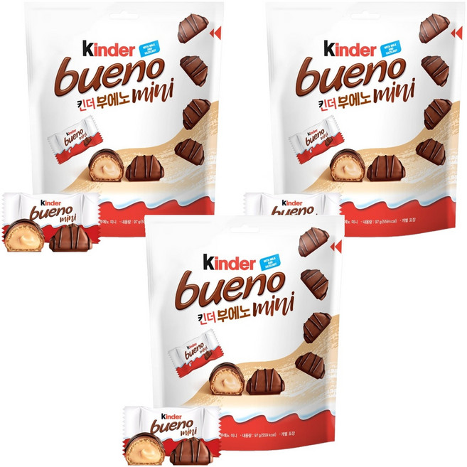 킨더 부에노 미니, 97g, 3개