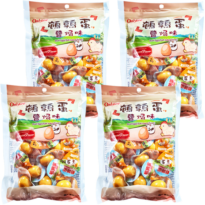 Onlyone 海龍王 鵪鶉蛋 鹽焗味 150g, 4袋