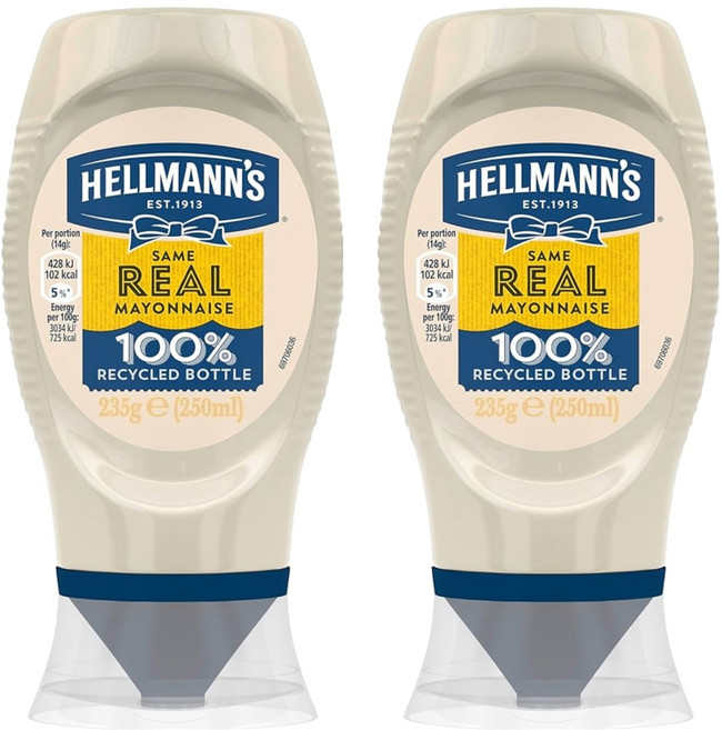 HELLMANN'S 美乃滋 經典原味, 250ml, 2瓶