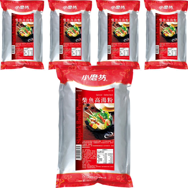 小磨坊 柴魚高湯粉, 1kg, 5包