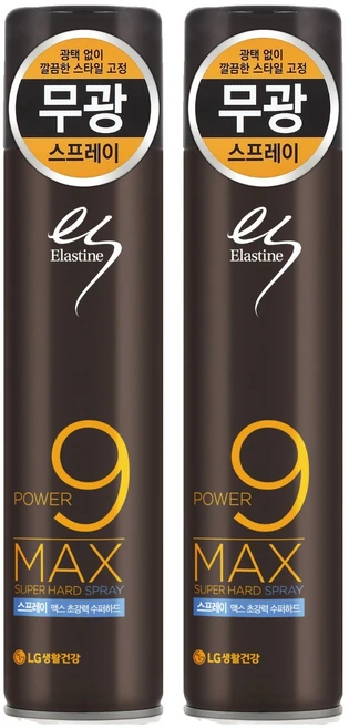 엘라스틴 맥스 수퍼하드 헤어 스프레이, 280ml, 2개 - 쿠팡
