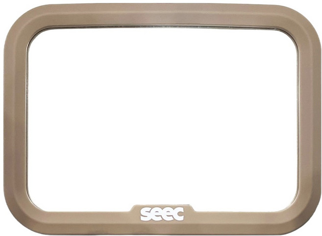 시크 카시트 차량용 후방거울, 브라운, 1개