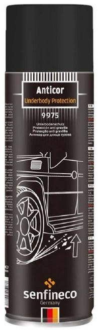 senfineco 9975 汽車底盤防撞防鏽隔音底漆 德國製造, 650ml, 1瓶