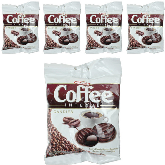 타야스 커피 인텐스 캔디, 90g, 5개