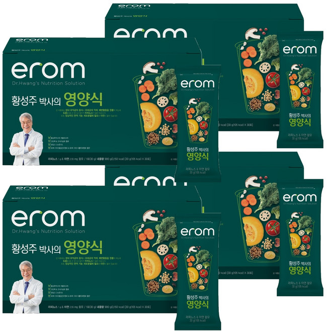 erom Dr.Hwang's棉子糖&鋅保健沖泡粉 30包入, 900g, 4盒
