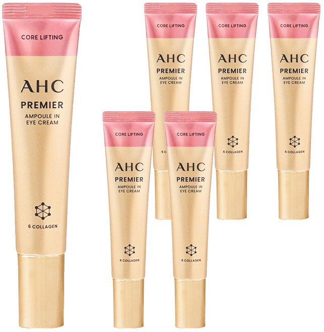 AHC 프리미어 앰플 인 코어리프팅 아이크림, 40ml, 6개