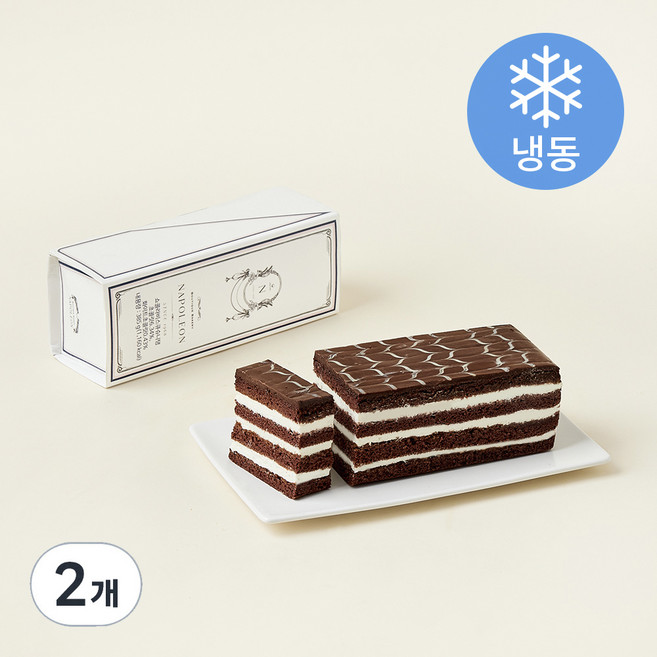 나폴레옹베이커리 쇼콜라비스큐슈니탱 (냉동), 385g, 2개